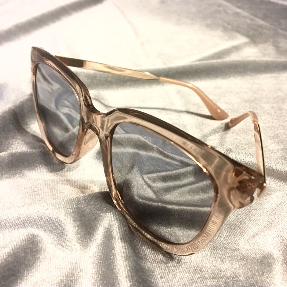 Brown Crystal Sunglasses